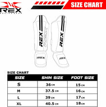 Rex Warrior Boxing Silver Muay Thai Shin Guards