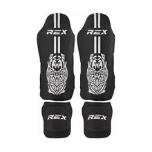 Rex Warrior Boxing Silver Muay Thai Shin Guards