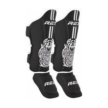 Rex Warrior Boxing Silver Muay Thai Shin Guards
