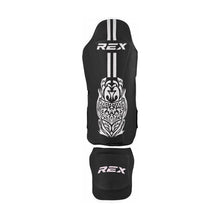 Rex Warrior Boxing Silver Muay Thai Shin Guards