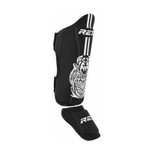 Rex Warrior Boxing Silver Muay Thai Shin Guards